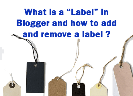 What is a Label in Blogger and How to Add and Remove a Label 5 Blogger labels